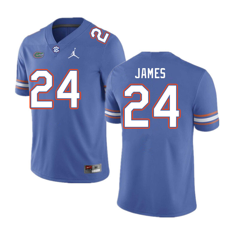 Men #24 Kamran James Florida Gators College Football Jerseys Stitched-Royal